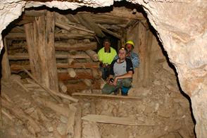 Interior of Geff Davis mine, Crooked River, Victoria